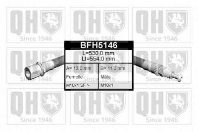 QUINTON HAZELL bfh5146 -  Тормозной шланг